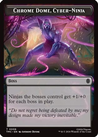 Chrome Dome, Cyber-Ninja [Teenage Mutant Ninja Turtles Commander Tokens]