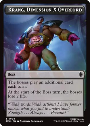 Krang, Dimension X Overlord [Teenage Mutant Ninja Turtles Commander Tokens]