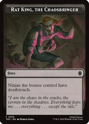 Rat King, The Chaosbringer [Teenage Mutant Ninja Turtles Commander Tokens]