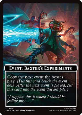 Event: Baxter's Experiments [Teenage Mutant Ninja Turtles Commander Tokens]