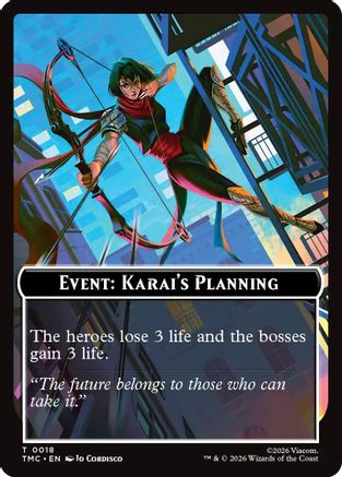 Event: Karai's Planning [Teenage Mutant Ninja Turtles Commander Tokens]