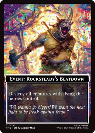 Event: Rocksteady's Beatdown [Teenage Mutant Ninja Turtles Commander Tokens]
