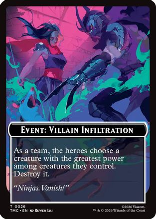 Event: Villain Infiltration [Teenage Mutant Ninja Turtles Commander Tokens]