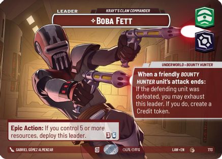 Boba Fett - Krayt's Claw Commander (Showcase) (773) (773) [A Lawless Time]