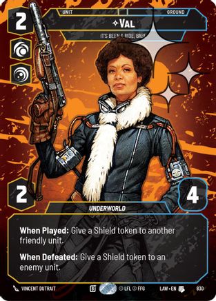 Val - It's Been a Ride, Babe (Prestige Foil) (830) (830) [A Lawless Time]