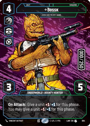 Bossk - Join Our Merry Band (Serialized) (864) (864) [A Lawless Time]