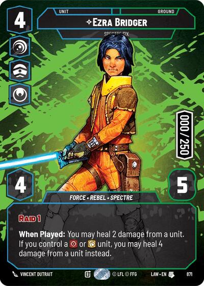 Ezra Bridger Spectre Six Serialized (LAW 871) [A Lawless Time]