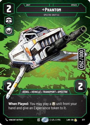 Phantom - Spectre Shuttle (Serialized) (877) (877) [A Lawless Time]