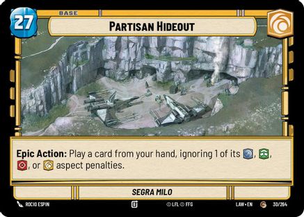 Partisan Hideout // Shield (30 // T03) (30 // T03) [A Lawless Time]