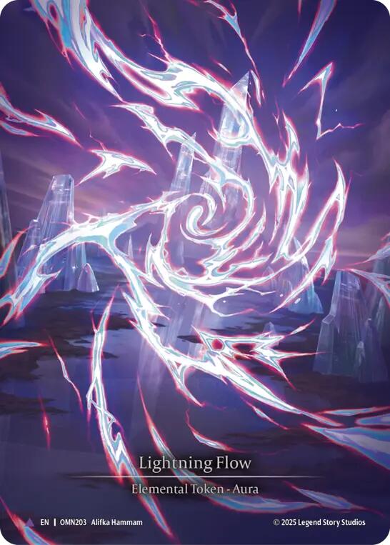 Lightning Flow (C) [OMN203] (Omens of the Third Age)  Cold Foil