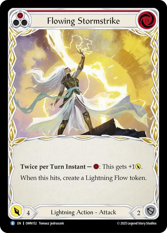 Flowing Stormstrike [OMN152] (Omens of the Third Age)  Rainbow Foil