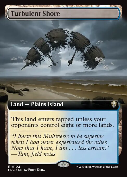 Turbulent Shore (Extended Art) (FRC 102) [Reality Fracture Commander]