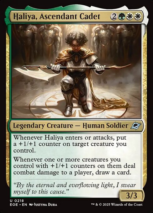 Haliya, Ascendant Cadet (EOE 218) [Edge of Eternities]