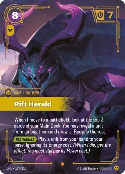 Rift Herald (UNL 179/219) [Unleashed]