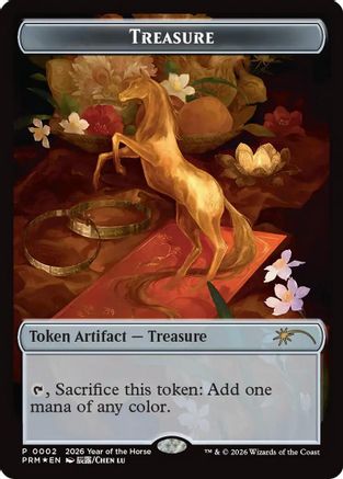 Treasure Token (Year of the Horse 2026) [Standard Showdown Promos Tokens]