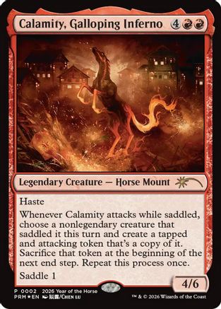Calamity, Galloping Inferno (Year of the Horse 2026) [Standard Showdown Promos]