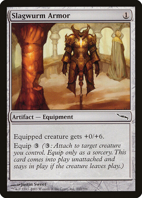 Slagwurm Armor (MRD 243) [Mirrodin]