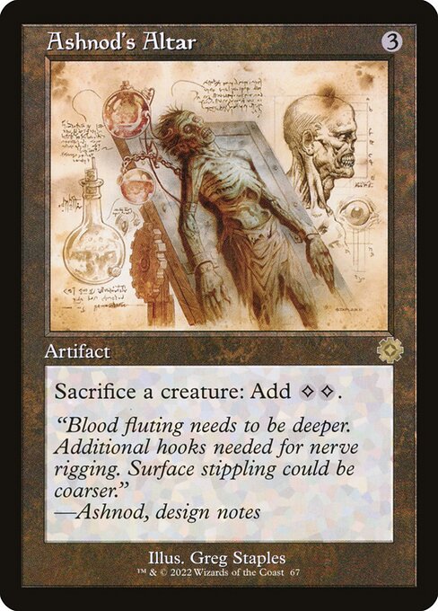 Ashnod's Altar (Retro Frame) (BRR 67) [The Brothers' War Retro Artifacts]