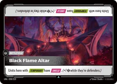 Black Flame Altar (UNL 208/219) [Unleashed]