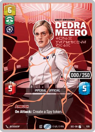 Dedra Meero - With Verifiable Data (1135) (Serialized) (Rose Gold) (1135) [Secrets of Power]