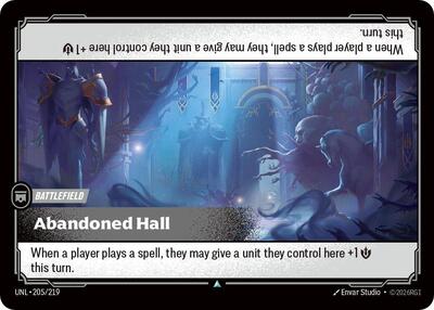 Abandoned Hall (UNL 205/219) [Unleashed]