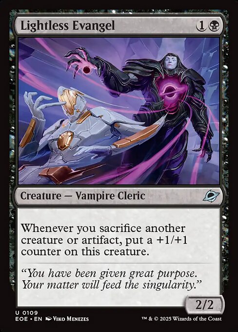 Lightless Evangel (EOE 109) [Edge of Eternities]
