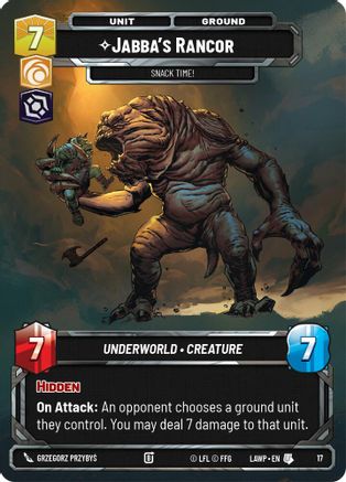 Jabba's Rancor - Snack Time! (17) (17) [A Lawless Time: Weekly Play]