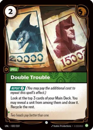 Double Trouble (032/219) - Unleashed