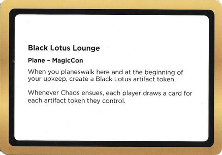 Black Lotus Lounge (Black Lotus Unknown Planechase) [Oversize Cards]