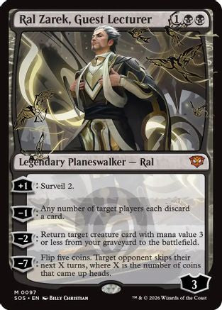 Ral Zarek, Guest Lecturer (SOS-097) - Secrets of Strixhaven Foil