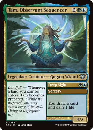 Tam, Observant Sequencer [Secrets of Strixhaven]