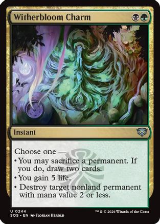 Witherbloom Charm (SOS-244) - Secrets of Strixhaven Foil