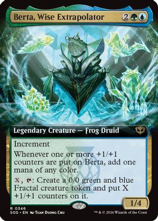 Berta, Wise Extrapolator (Extended Art) [Secrets of Strixhaven]