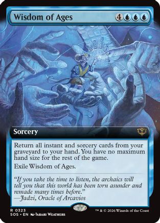 Wisdom of Ages (Extended Art) [Secrets of Strixhaven]