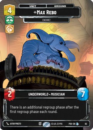 Max Rebo - Encore! (82) (82) [Sector and Regional Promos: Season 1]
