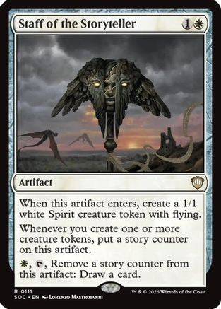Staff of the Storyteller [Secrets of Strixhaven Commander]