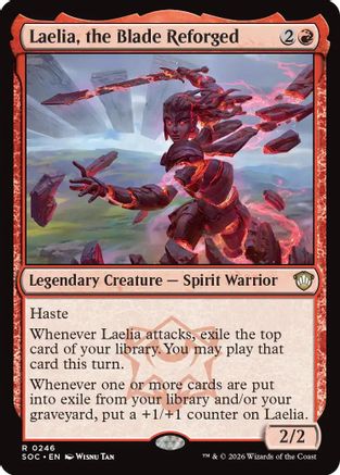 Laelia, the Blade Reforged [Secrets of Strixhaven Commander]