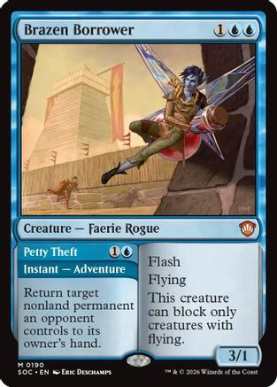 Brazen Borrower [Secrets of Strixhaven Commander]