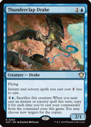 Thunderclap Drake [Secrets of Strixhaven Commander]