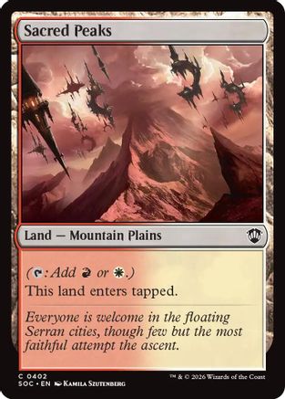 Sacred Peaks [Secrets of Strixhaven Commander]