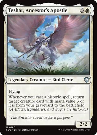 Teshar, Ancestor's Apostle [Secrets of Strixhaven Commander]