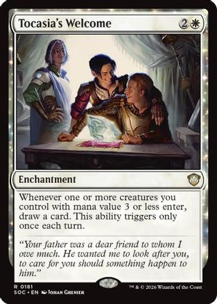 Tocasia's Welcome [Secrets of Strixhaven Commander]