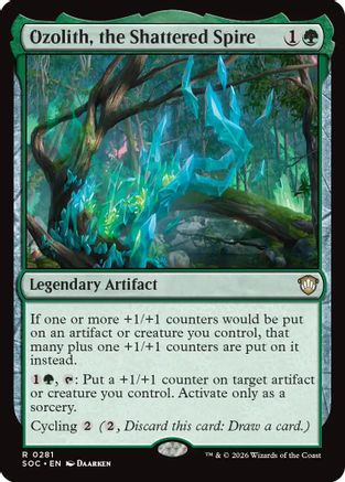 Ozolith, the Shattered Spire [Secrets of Strixhaven Commander]
