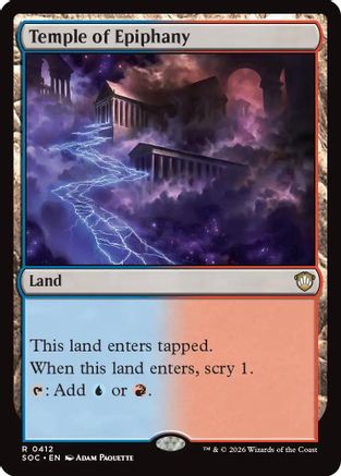 Temple of Epiphany [Secrets of Strixhaven Commander]