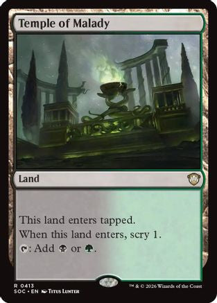 Temple of Malady [Secrets of Strixhaven Commander]