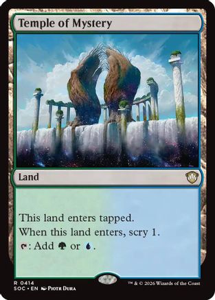 Temple of Mystery [Secrets of Strixhaven Commander]