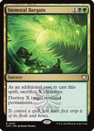 Immoral Bargain [Secrets of Strixhaven Commander]