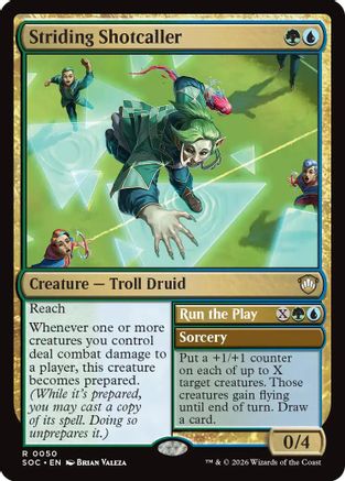 Striding Shotcaller [Secrets of Strixhaven Commander]