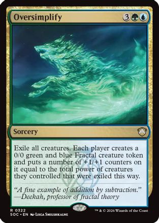 Oversimplify [Secrets of Strixhaven Commander]