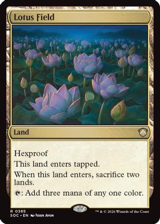 Lotus Field [Secrets of Strixhaven Commander]